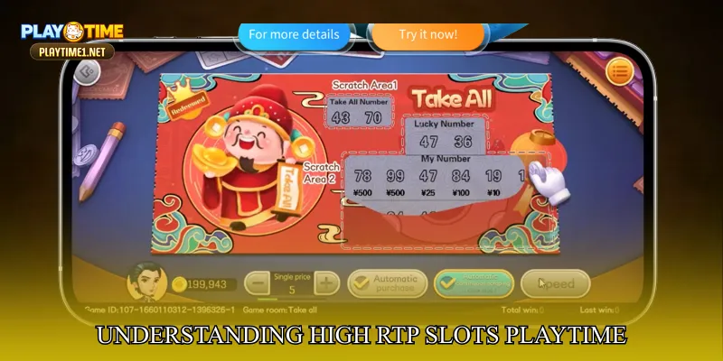 Understanding High RTP Slots PlayTime
