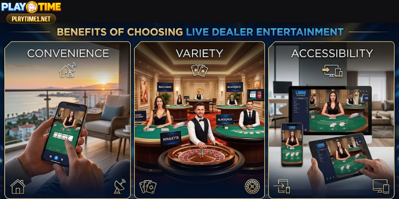 Benefits of Choosing Live Dealer Entertainment