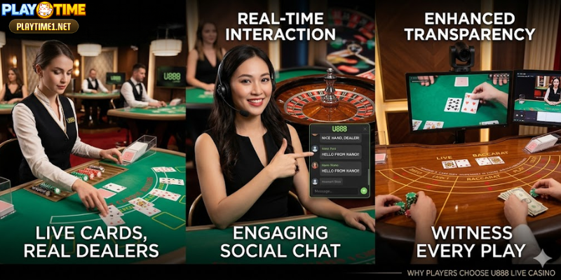 Why Players Choose U888 Live Casino